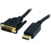 StarTech 6ft DisplayPort to DVI Cable 8STDP2DVI2MM6