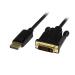 Startech 6ft DP to DVI Active Adapter Cable 8STDP2DVIMM6BS