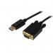 StarTech 15ft Mini DisplayPort to VGA Adapter Converter Cable mDP to VGA 1920x1200 Black 8STDP2VGAMM15B