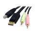 StarTech.com 6ft 4in1 USB DP KVM Switch Cable 8STDP4N1USB6