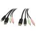 StarTech.com 6ft 4in1 USB DP KVM Switch Cable 8STDP4N1USB6