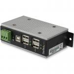 StarTech 4 Port Ind USB2 Hub ESD 350W Protection 8STHB20A4AME