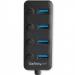 StarTech USB3 4 Port Hub with On and Off Switches 