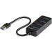 StarTech.com USB3 4 Port Hub with On and Off Switches 8STHB30A4AIB