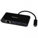 StarTech 3PT USB 3.0 C HUB PLUS GBE PD 2.0 8STHB30C3AGEPD