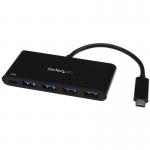 StarTech 4 Port USB C Hub with PD C to A USB 3.0 8STHB30C4AFPD