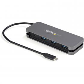 StarTech.com 4 Port USB C Hub 5Gbps 11in Cable 8STHB30CM3A1CB