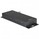StarTech.com 4 Port USB C Industrial Hub 10Gbps with 3 x USB A Ports and 1 x USB C Ports ESD and Surge Protection 8STHB31C3A1CME
