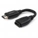 StarTech 6in High Speed HDMI 2.0 Port Saver Cable 8STHD2MF6INL