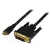 StarTech.com 1m Mini HDMI to DVI D Cable 8STHDCDVIMM1M