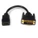 StarTech.com 8in HDMI to DVI D Video Cable 8STHDDVIFM8IN