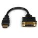 StarTech 8in HDMI to DVI D Adaptor 8STHDDVIMF8IN