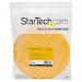 StarTech 50 ft Hook and Loop Yellow Cable Roll 8STHKLP50YW