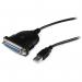 StarTech 6ft USB to DB25 Parallel Printer Adapter 8STICUSB1284D25