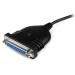 StarTech.com 6ft USB to DB25 Parallel Printer Adapter 8STICUSB1284D25