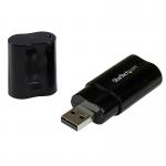 StarTech USB Audio Adapter External Sound Card 8STICUSBAUDIOB