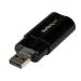 StarTech.com USB Audio Adapter External Sound Card 8STICUSBAUDIOB
