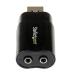StarTech.com USB Audio Adapter External Sound Card 8STICUSBAUDIOB