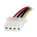 StarTech 12in SATA to Molex LP4 Power Adapter 8STLP4SATAFM12