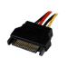 StarTech 12in SATA to Molex LP4 Power Adapter 8STLP4SATAFM12