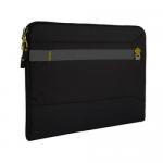 STM Summary 13 Inch Sleeve Notebook Case Black Polyester Padded Interior Water Resistant Exterior Bump Resistant 8STM114168M01