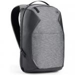 STM Myth 15 Inch Notebook Backpack Case Granite Black Slingtech Cable Ready Luggage Pass Through with Comfort Carry Scratch Resistant Water Resistant 8STM117186P01