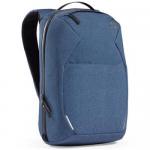 STM Myth 15 Inch Backpack Notebook Case Slate Blue and Black Slingtech Cable Ready Luggage Pass Through 8STM117186P02
