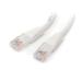 StarTech.com 15m White Molded Cat5e UTP Patch Cable 8STM45PAT15MWH