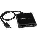 StarTech MST Hub USB C to 2 Port DisplayPort 8STMSTCDP122DP