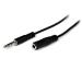 StarTech.com 1m Slim 3.5mm Extension Audio Cable 8STMU1MMFS