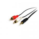 StarTech 3 ft Stereo Audio Cable 3.5mm 8STMU3MMRCA