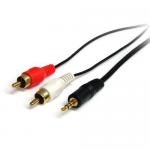 StarTech 6ft 3.5mm Male to 2x RCA Male 8STMU6MMRCA