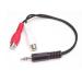 StarTech.com 6in 3.5mm Male to 2x RCA 8STMUMFRCA