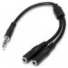 StarTech Slim Stereo Splitter M to 2x F Cable 8STMUY1MFFS