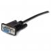 StarTech 1m Black DB9 RS232 Serial Cable MF 8STMXT1001MBK