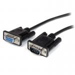 StarTech 0.5m Black DB9 RS232 Serial Cable MF 8STMXT10050CMBK