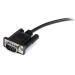 StarTech.com 0.5m Black DB9 RS232 Serial Cable MF 8STMXT10050CMBK