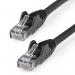 StarTech 2m CAT6 Ethernet Low Smoke Zero Halogen 10 Gigabit Black UTP Network Cable 8STN6LPATCH2MBK