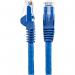 StarTech 2m CAT6 Low Smoke Zero Halogen 10 Gigabit Ethernet RJ45 UTP Network Cable with Strain Relief Blue 8STN6LPATCH2MBL