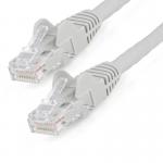 StarTech 2m CAT6 Ethernet Low Smoke Zero Halogen 10 Gigabit Grey UTP Network Cable 8STN6LPATCH2MGR