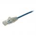 StarTech 2.5m Blue Slim CAT6 Patch Cable