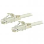 StarTech 15m White Gbit Snagless UTP Cat6 Cable 8STN6PATC15MWH