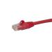 StarTech 2m Red Snagless Cat6 UTP Patch Cable 8STN6PATC2MRD