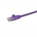 StarTech 0.5m Purple Snagless Cat6 Patch Cable 8STN6PATC50CMPL