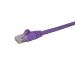 StarTech.com 0.5m Purple Snagless Cat6 Patch Cable 8STN6PATC50CMPL