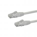 StarTech 0.5m White Snagless Cat6 Patch Cable 8STN6PATC50CMWH