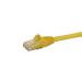 StarTech 0.5m Yellow Snagless Cat6 Patch Cable 8STN6PATC50CMYL