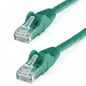 Photos - Cable (video, audio, USB) Startech.com 100ft Green CAT6 Gigabit Ethernet 650MHz 100W PoE RJ45 