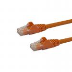 StarTech.com 100ft Orange Snagless Cat6 UTP Cable 8STN6PATCH100OR