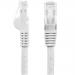 100ft White Snagless Cat6 UTP Cable ETL